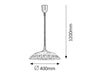 RabaLux Lampada Etrusco 7640 Bronzo