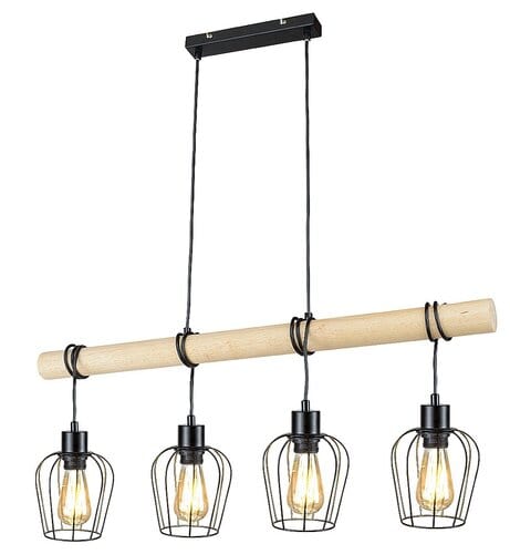 RabaLux Lampada Fabian 5247 Nero