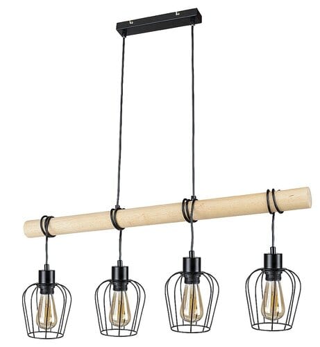 RabaLux Lampada Fabian 5247 Nero