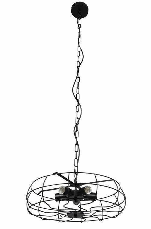 Azzarddo Lampada Fan AZ2532 Nero