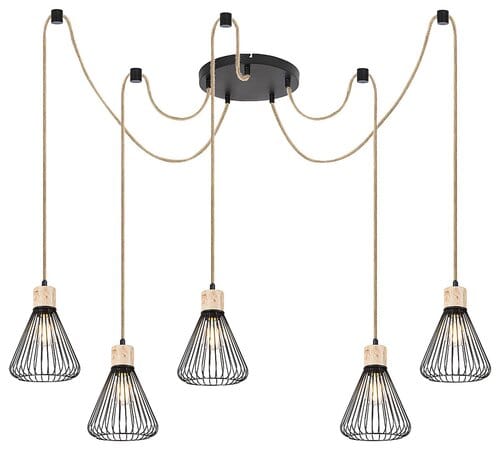 RabaLux Lampada Farfalle 3150 Nero