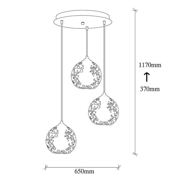 Asir Lampada Fellini MR-787 Nero
