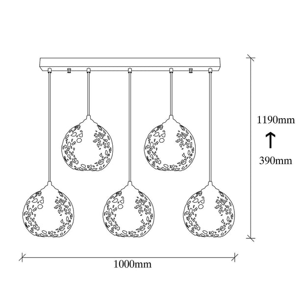 Asir Lampada Fellini MR-789 Nero