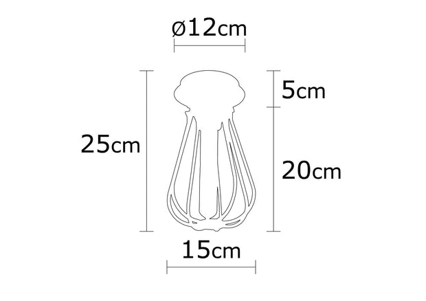 Asir Lampada Fetiye N-1117 Nero