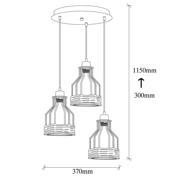 Asir Lampada Fiko 6571 Nero