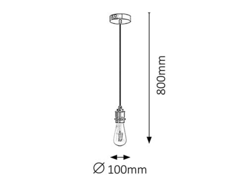 RabaLux Lampada Fixy 1418 Argento