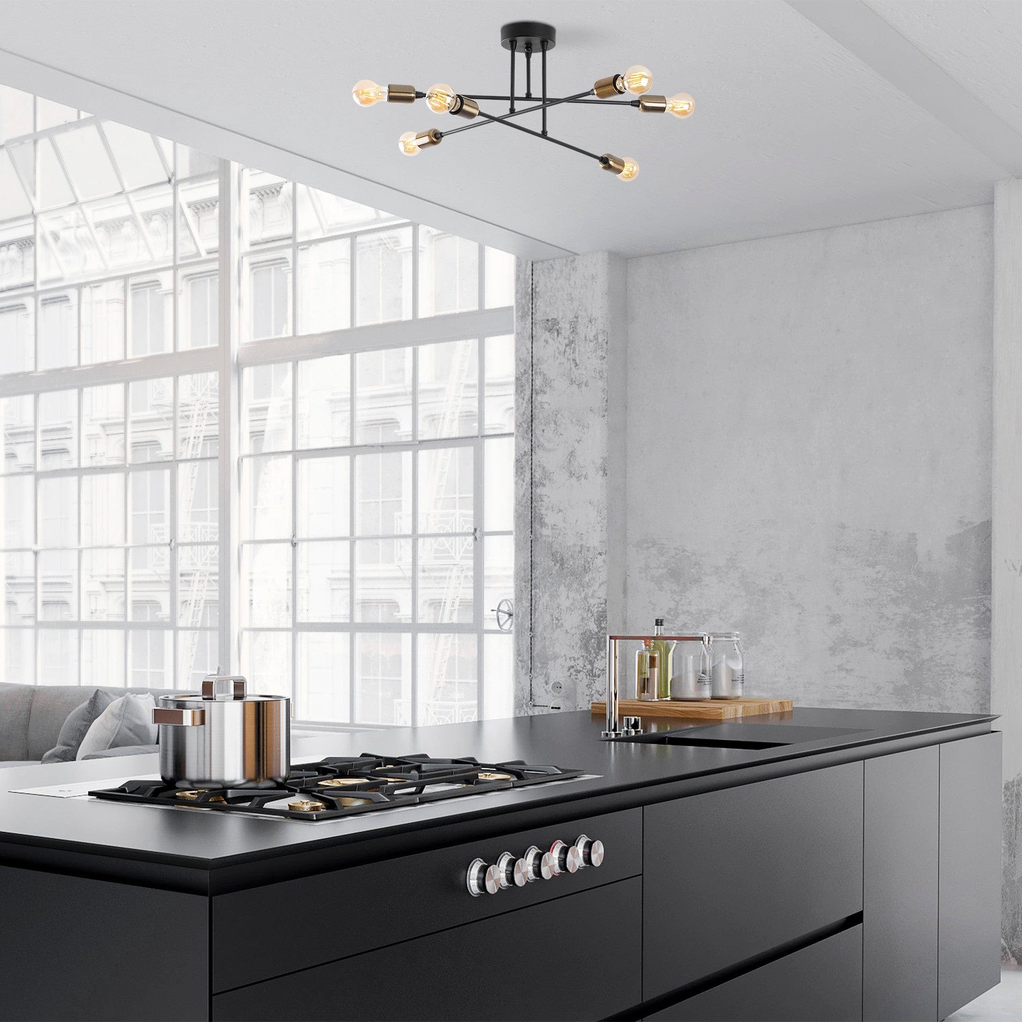 Asir Lampada Fleur 1501 Nero