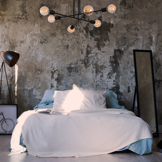 Asir Lampada Flower 174-AV Nero