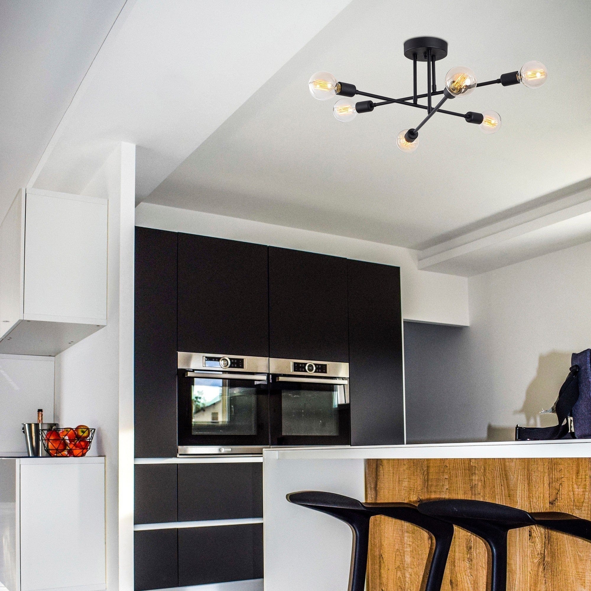 Asir Lampada Flower 174-AV Nero