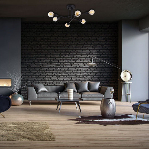 Asir Lampada Flower 174-AV Nero