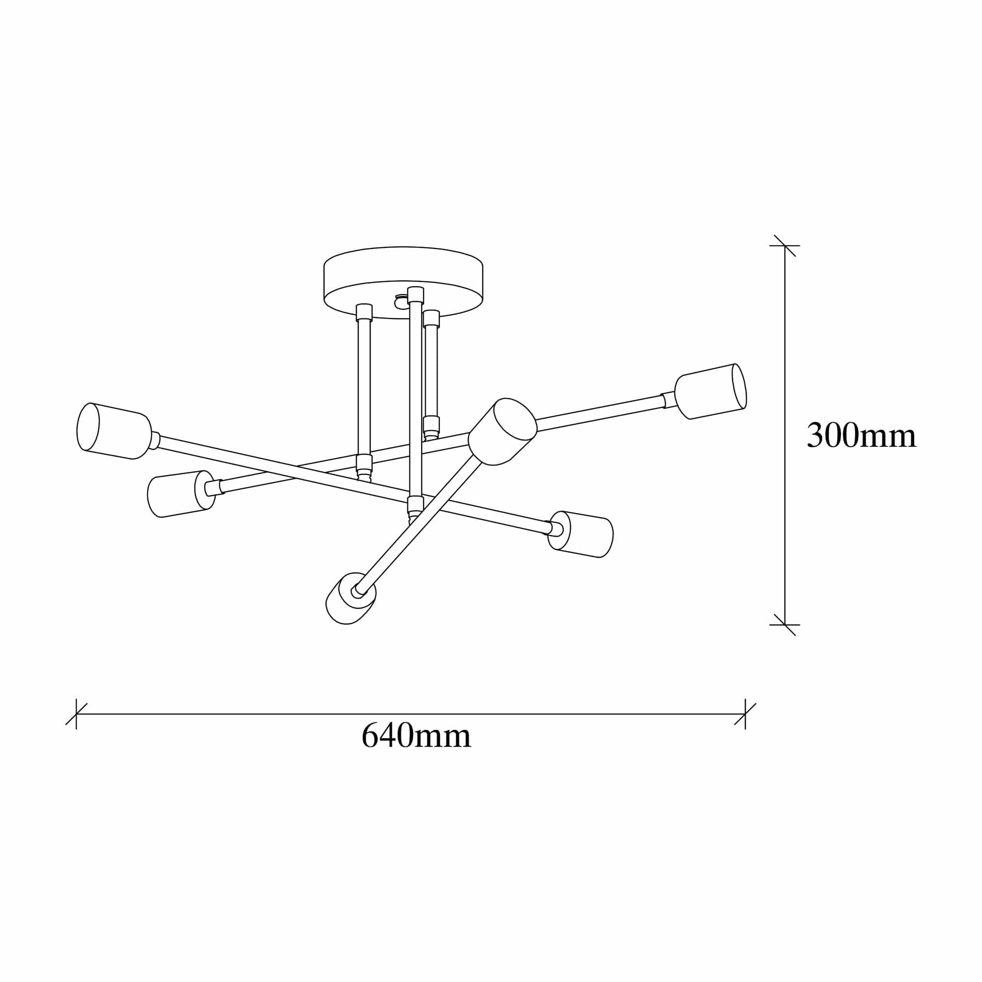 Asir Lampada Flower 175 Bianco