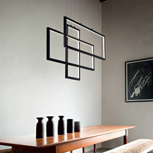 IdealLux Lampada Frame SP Rectangle Nero