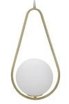 Mauro Ferretti Lampada Glamy Drop Bianco