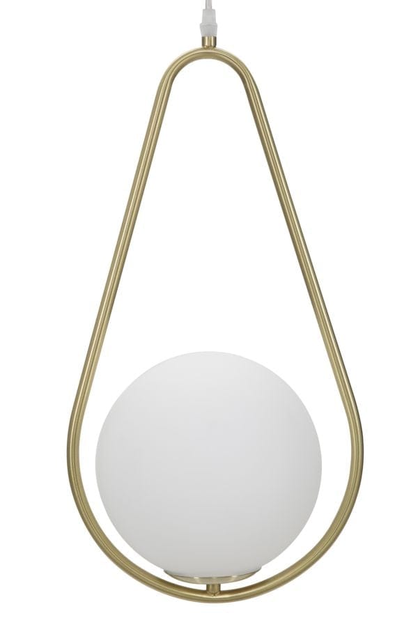 Mauro Ferretti Lampada Glamy Drop Bianco