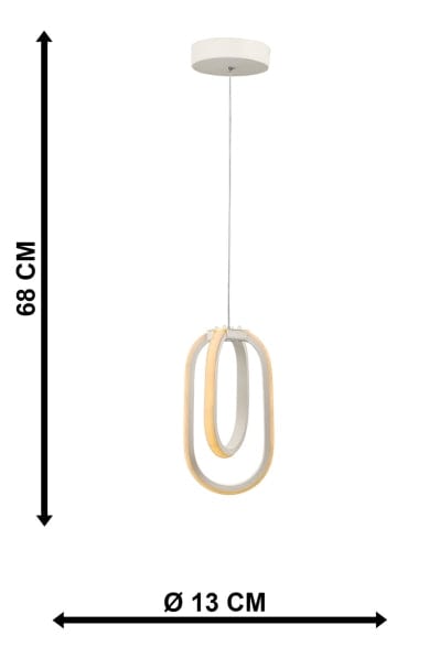 Oyo Lampada Goktug Bianco