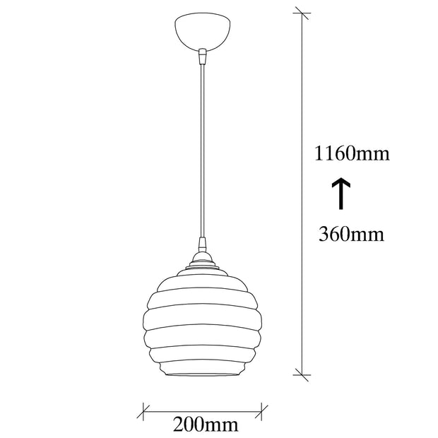 Asir Lampada Gold 10 Nero