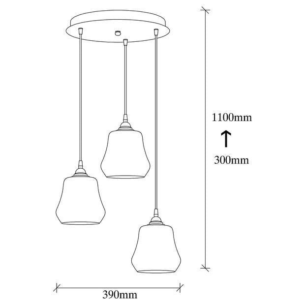 Asir Lampada Gold 41 Nero