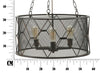 Mauro Ferretti Lampada Gothic Nero