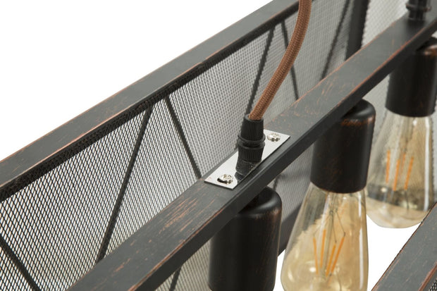 Mauro Ferretti Lampada Gothic Rett Nero