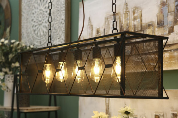 Mauro Ferretti Lampada Gothic Rett Nero