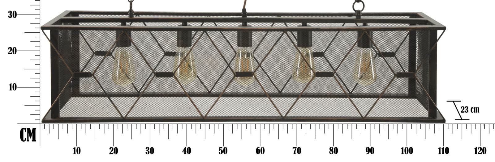 Mauro Ferretti Lampada Gothic Rett Nero