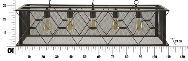 Mauro Ferretti Lampada Gothic Rett Nero