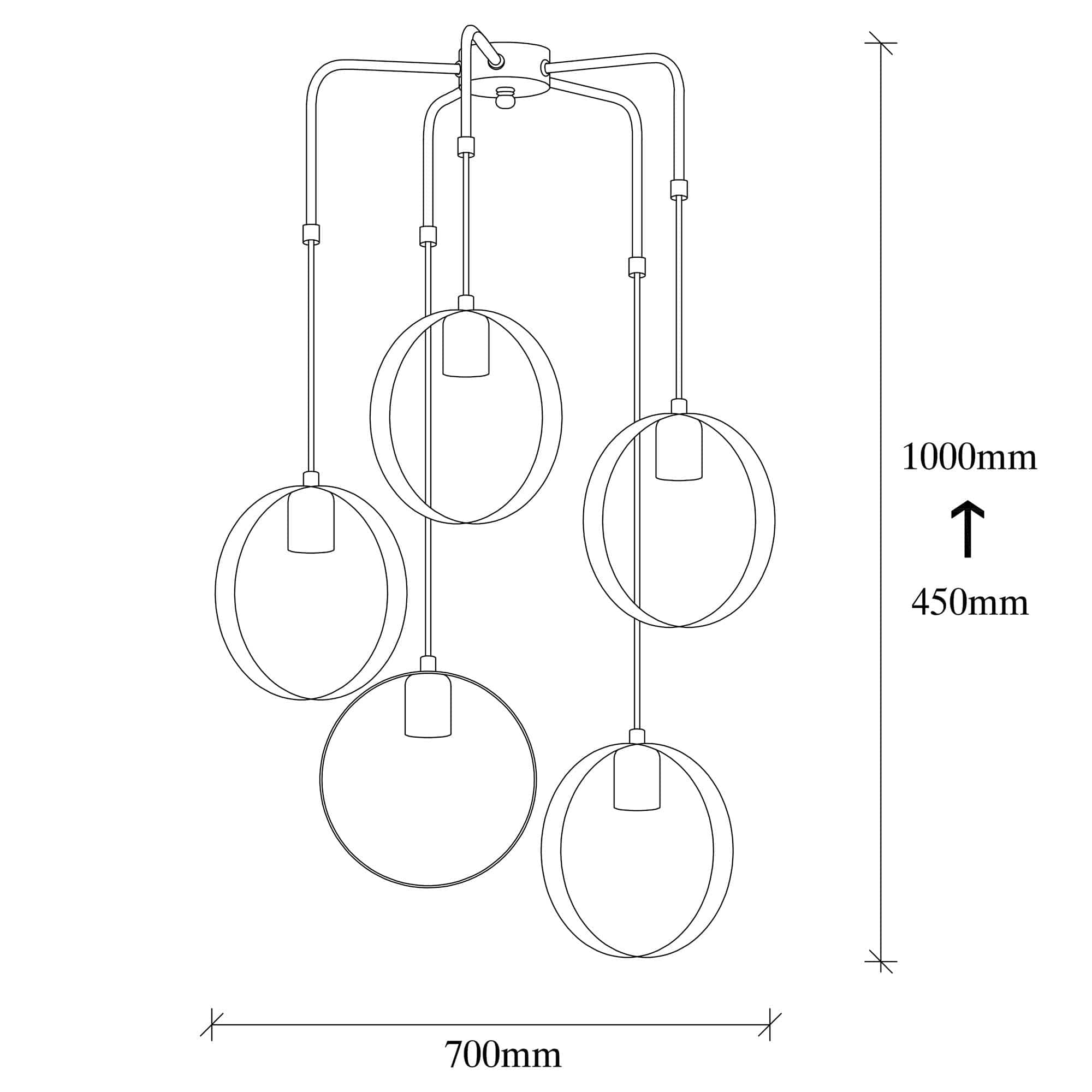 Asir Lampada Halka 4581 Nero