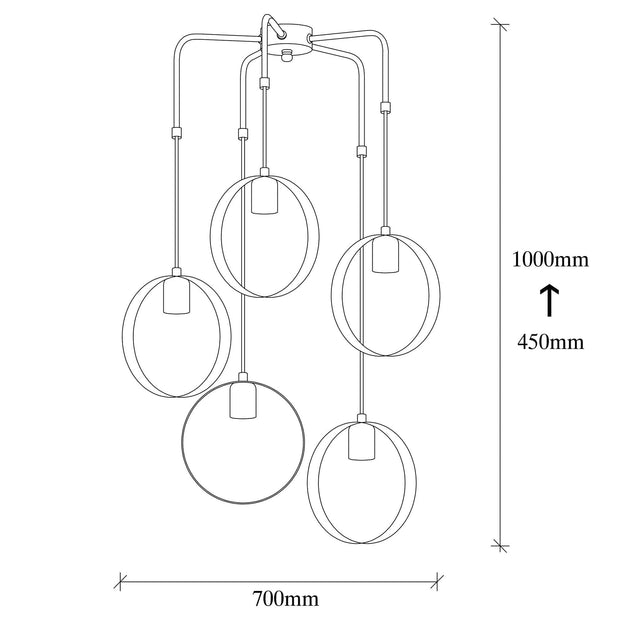 Asir Lampada Halka 4581 Nero