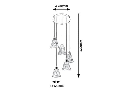 RabaLux Lampada Hestia 5305 Cromo