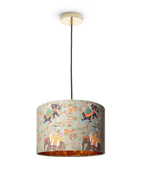 Global Art Lampada Hindustan Aquamarine Multicolore