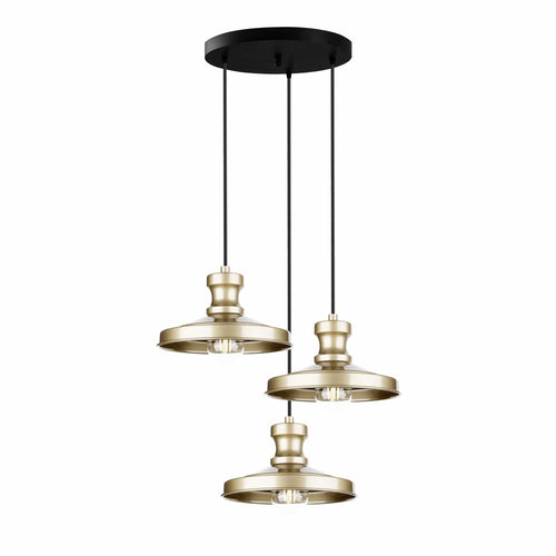 Oyo Lampada Hisar Trio Asimetric Oro