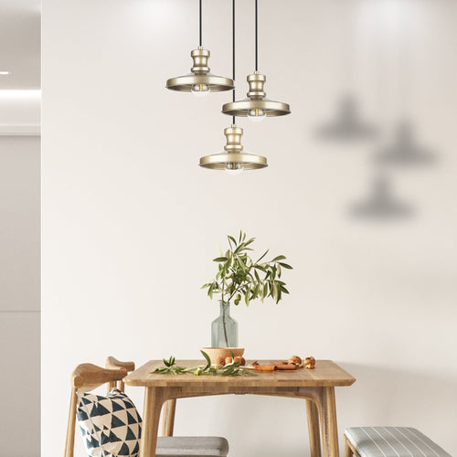 Oyo Lampada Hisar Trio Asimetric Oro