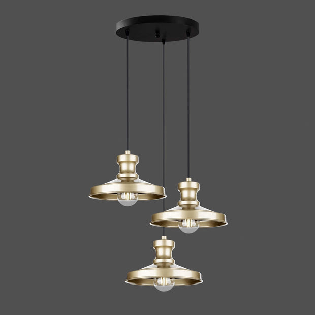 Oyo Lampada Hisar Trio Asimetric Oro