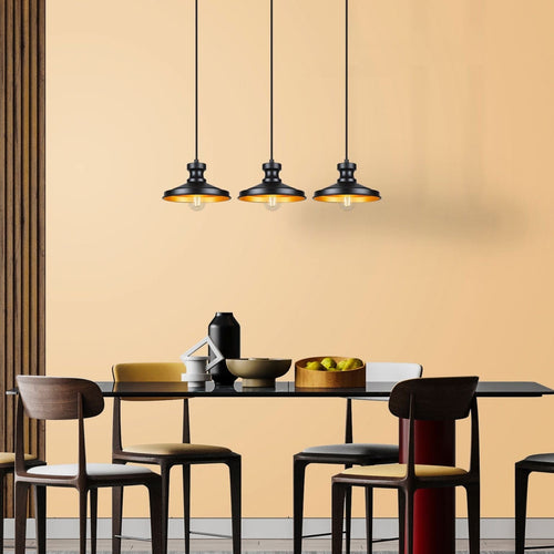 Oyo Lampada Hisar Trio Line Nero