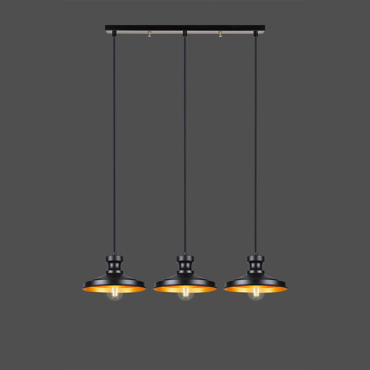 Oyo Lampada Hisar Trio Line Nero