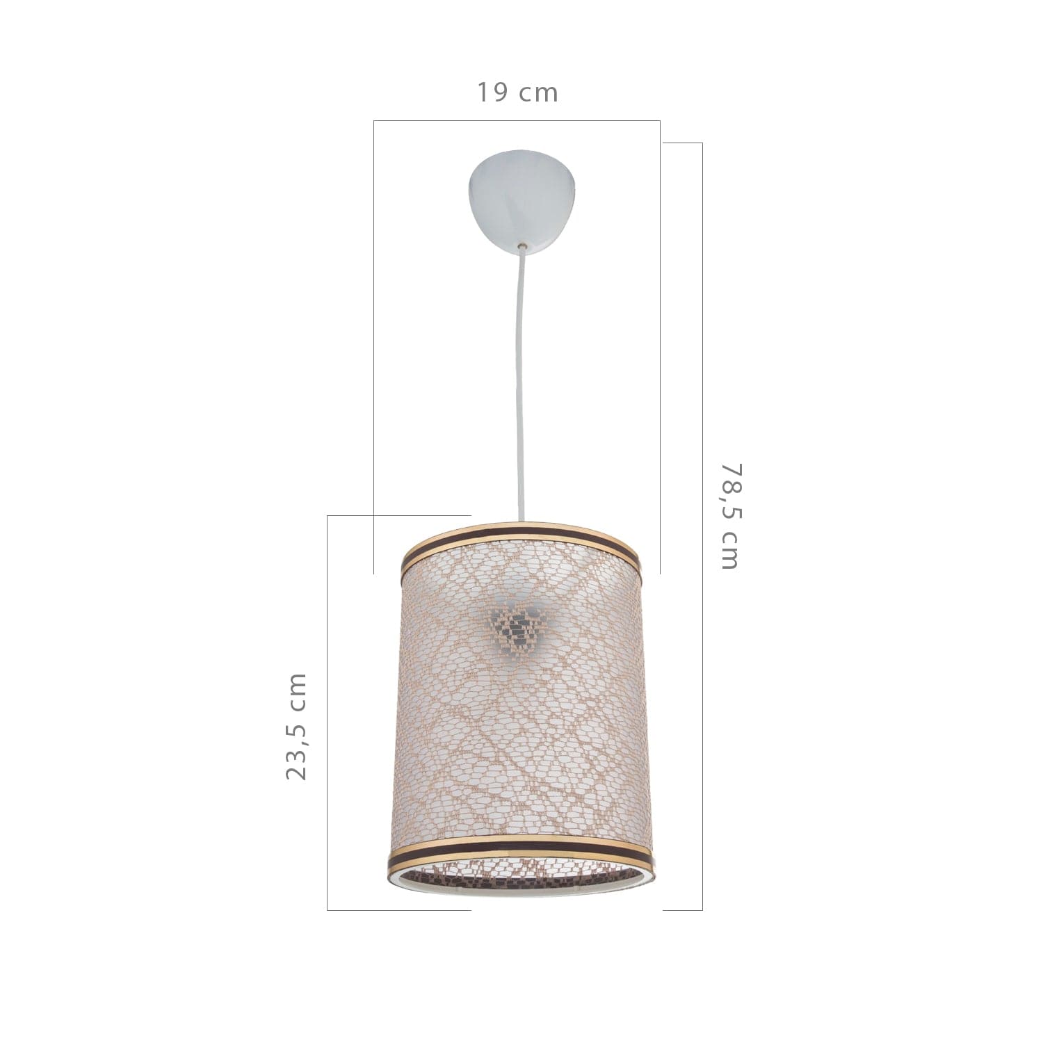 Oyo Lampada Hoop Crema