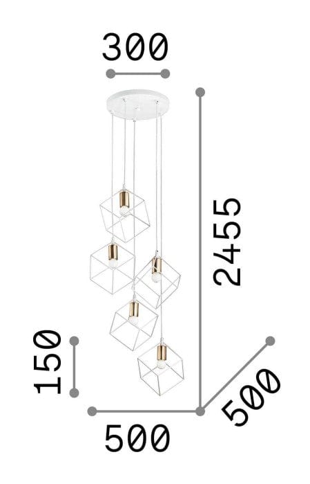IdealLux Lampada Ice SP5 Bianco