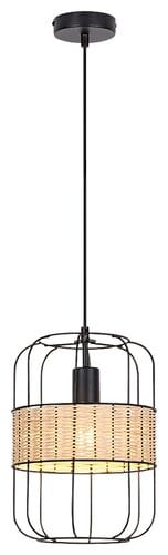 RabaLux Lampada Indiana 5283 Nero