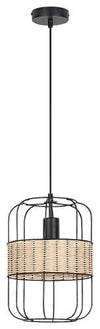 RabaLux Lampada Indiana 5283 Nero
