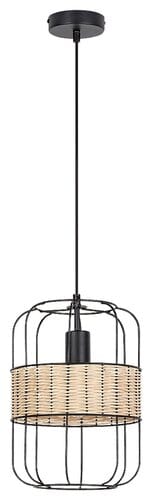 RabaLux Lampada Indiana 5283 Nero