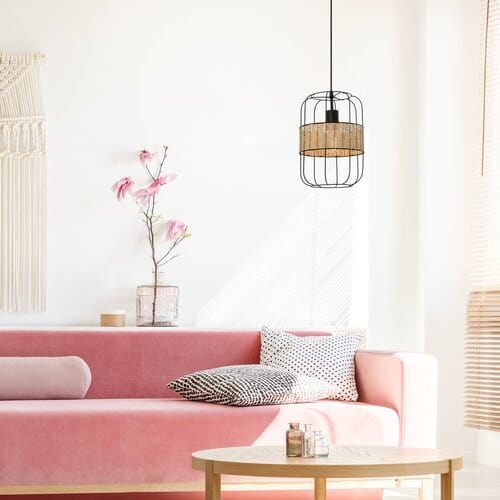 RabaLux Lampada Indiana 5283 Nero