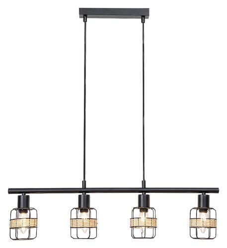 RabaLux Lampada Indiana 5284 Nero
