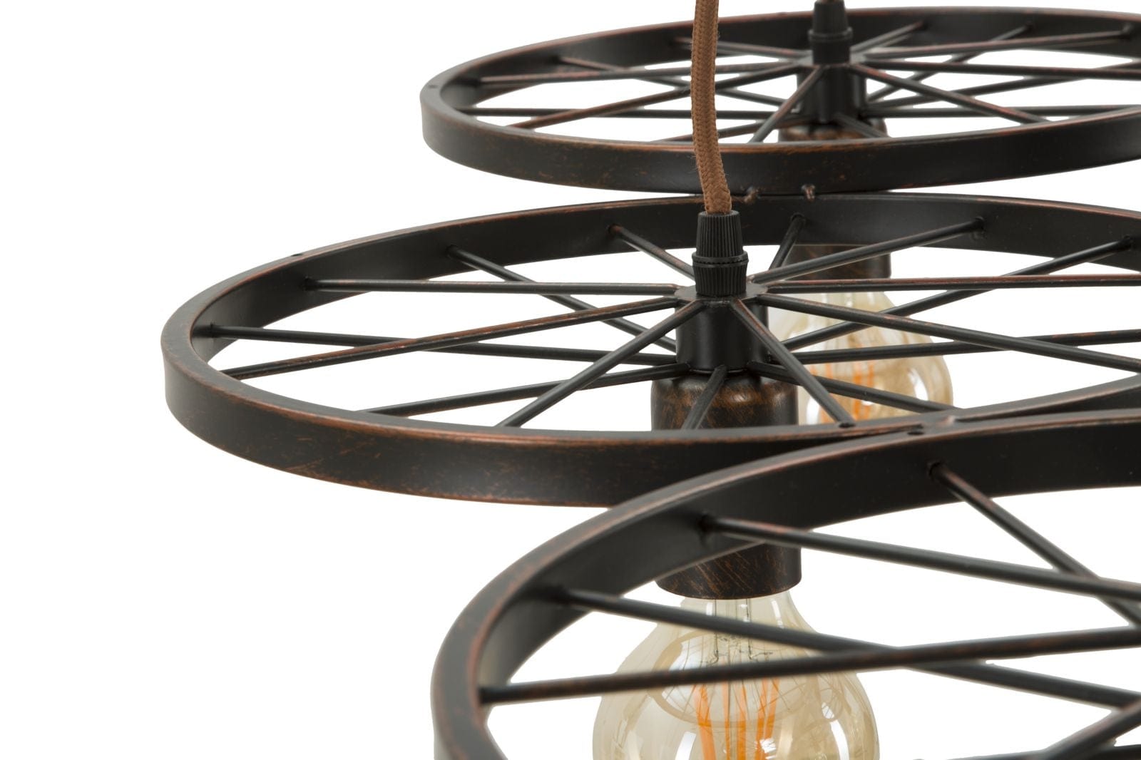 Mauro Ferretti Lampada Indust Circle Nero