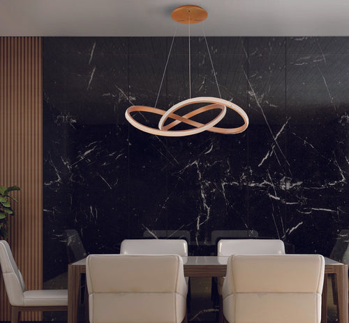 Azzarddo Lampada Infinity 80 Ottone AZ5097