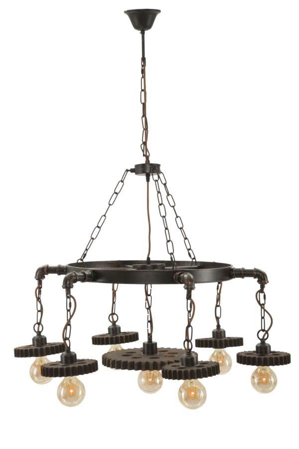 Mauro Ferretti Lampada Ingranaggio 7 Nero