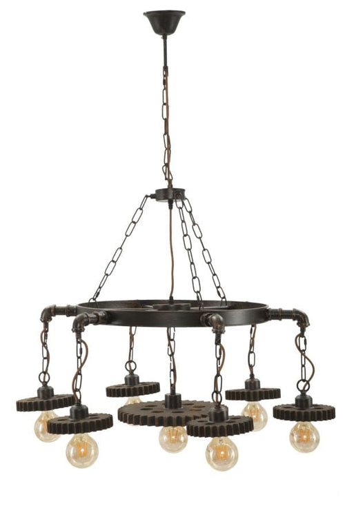 Mauro Ferretti Lampada Ingranaggio 7 Nero