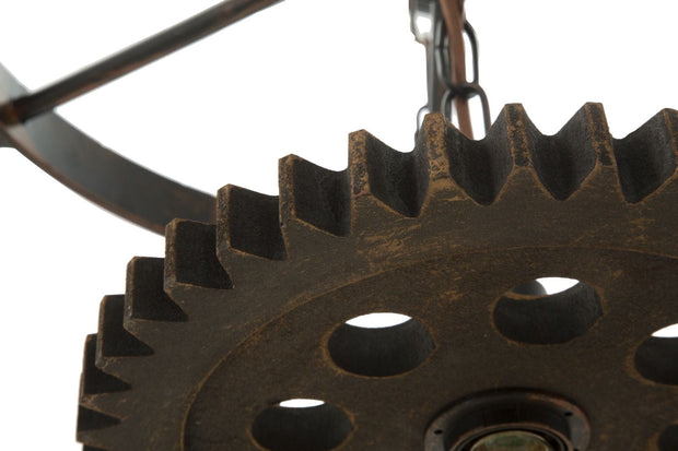 Mauro Ferretti Lampada Ingranaggio 7 Nero