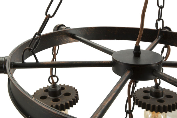 Mauro Ferretti Lampada Ingranaggio 7 Nero