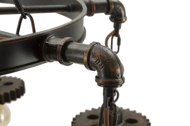 Mauro Ferretti Lampada Ingranaggio 7 Nero