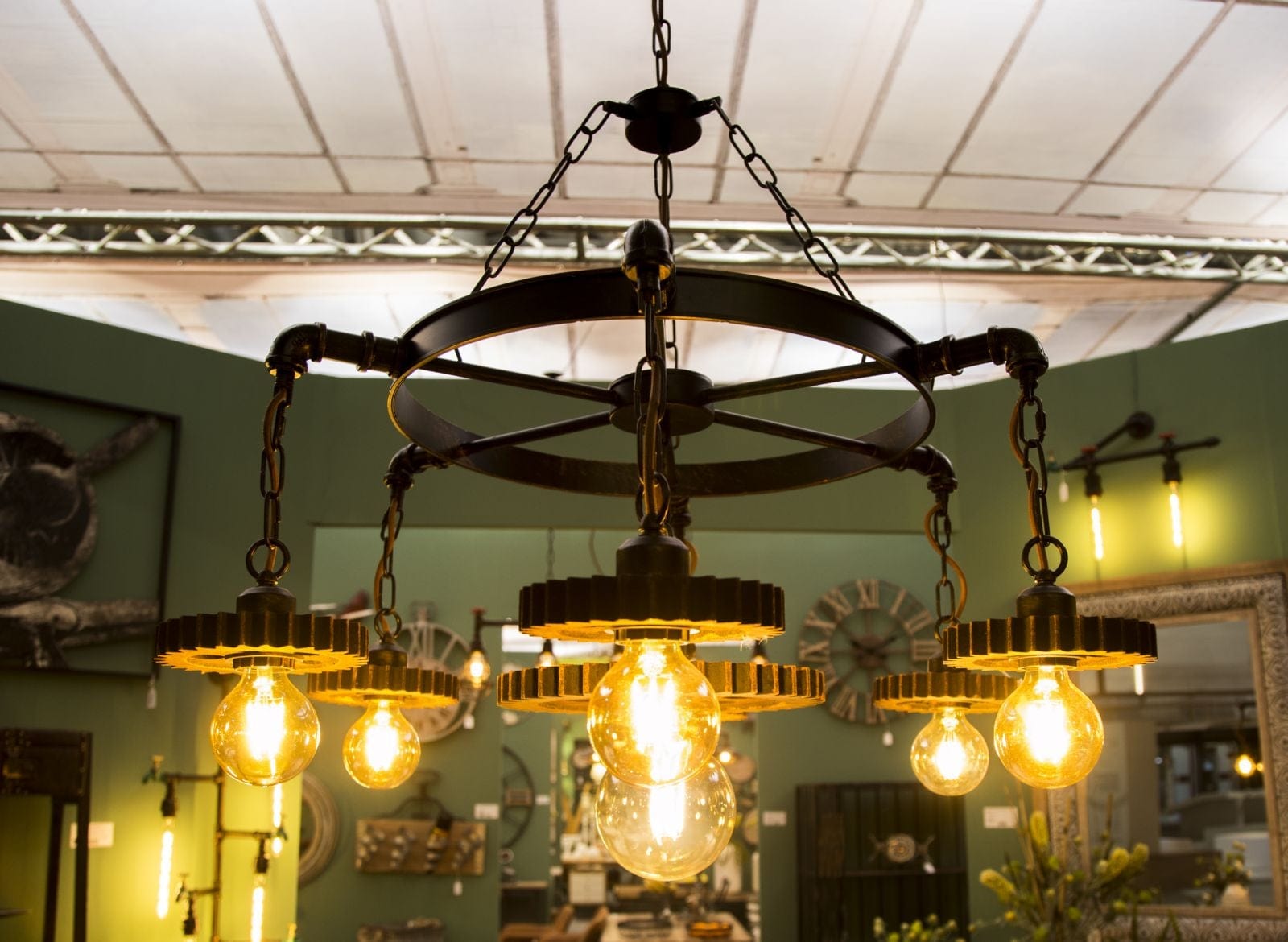 Mauro Ferretti Lampada Ingranaggio 7 Nero